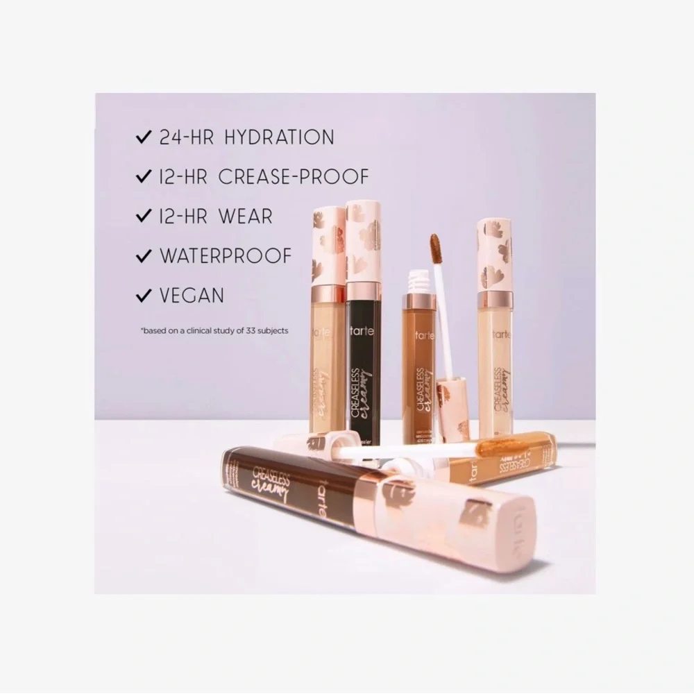 Tarte Creaseless Concealer - Tan-Deep Golden 48G (BNIB)